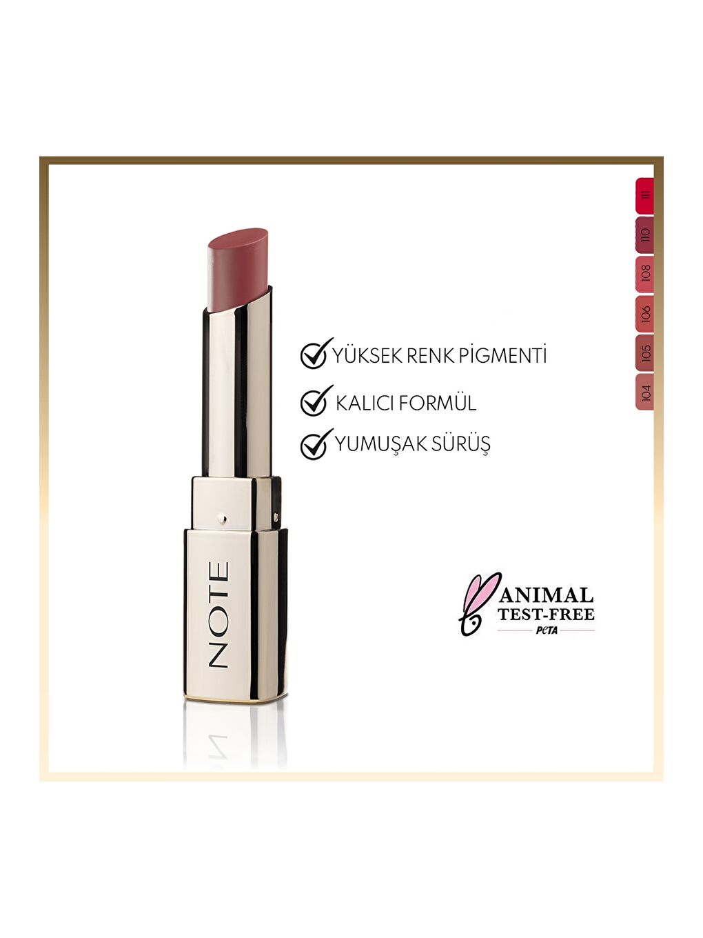 Iconic Matte Lipstick Kalıcı Mat Ruj 110 Alluring - Kırmızı-1