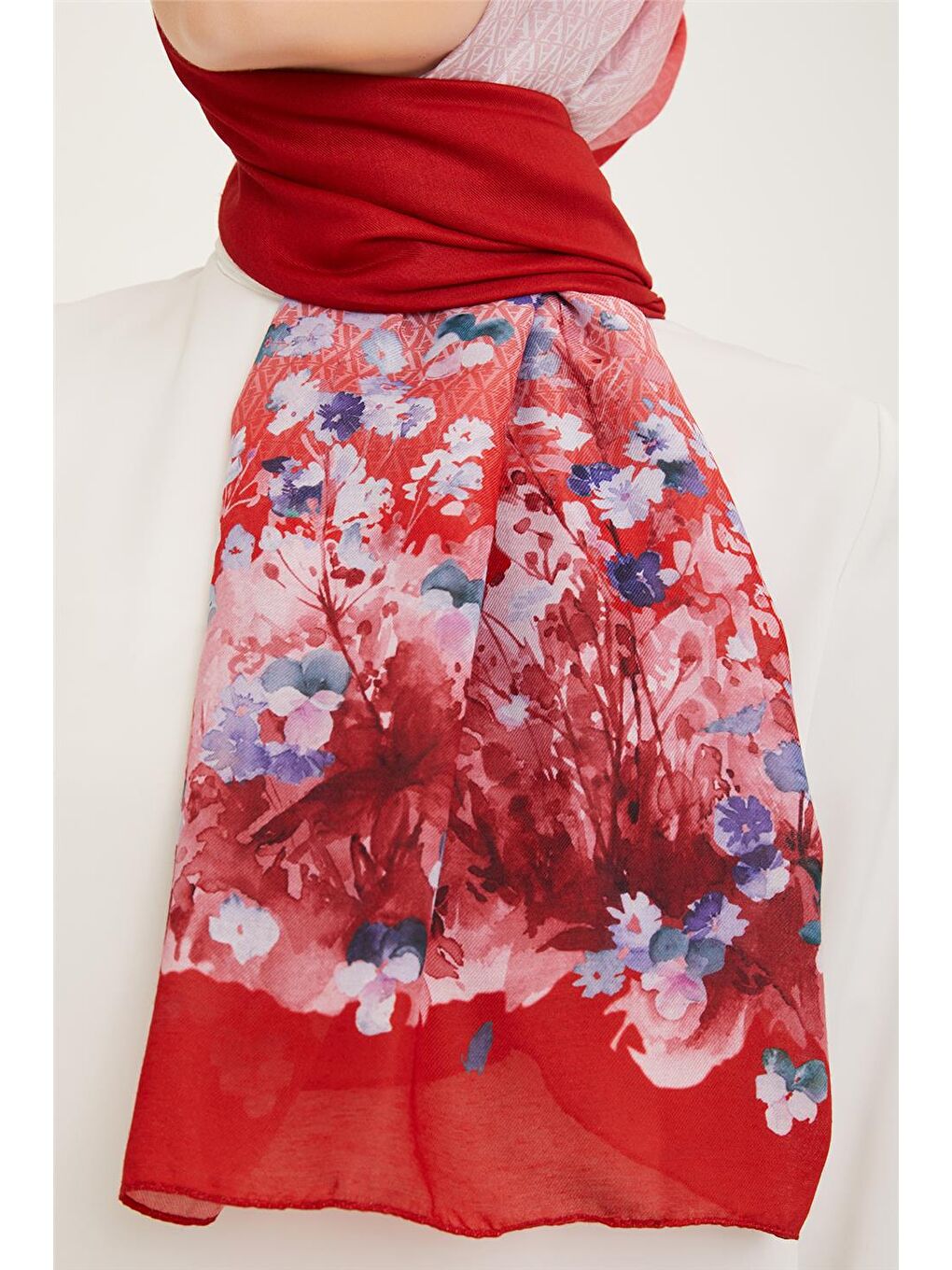 Bordo Trend Şal 5376 05-1