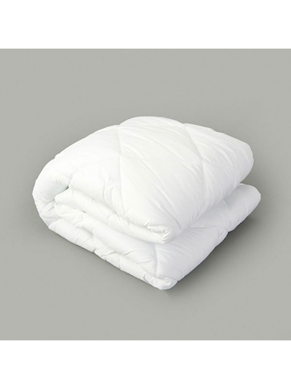 Soft Tek Kişilik Microfiber Yorgan - Beyaz - 155x215 cm-2