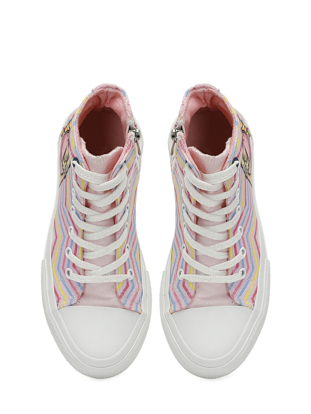 TANOS.F5FX Pembe Kız Çocuk High Sneaker-3