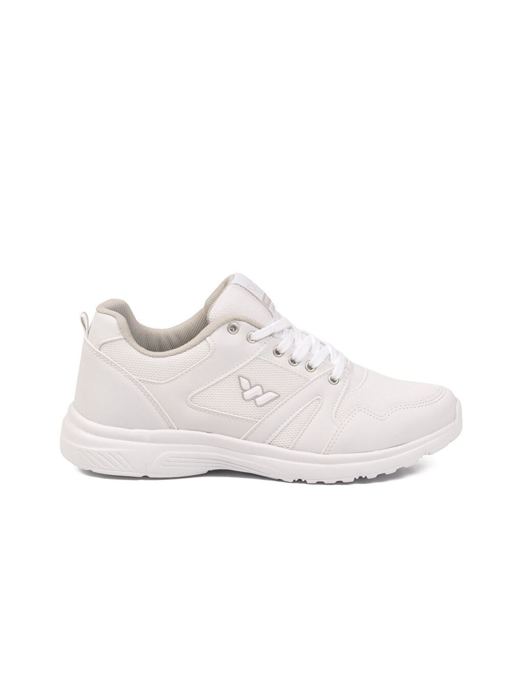 Beyaz Fileli Hafif Hava Alabilen Esnek Erkek Spor Ayakkabı 020 M-1