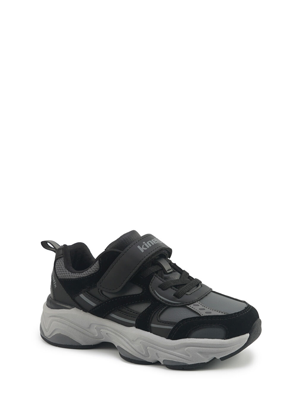 INTEREST PU J F 5PR Siyah Erkek Çocuk Spor Ayakkabı-1