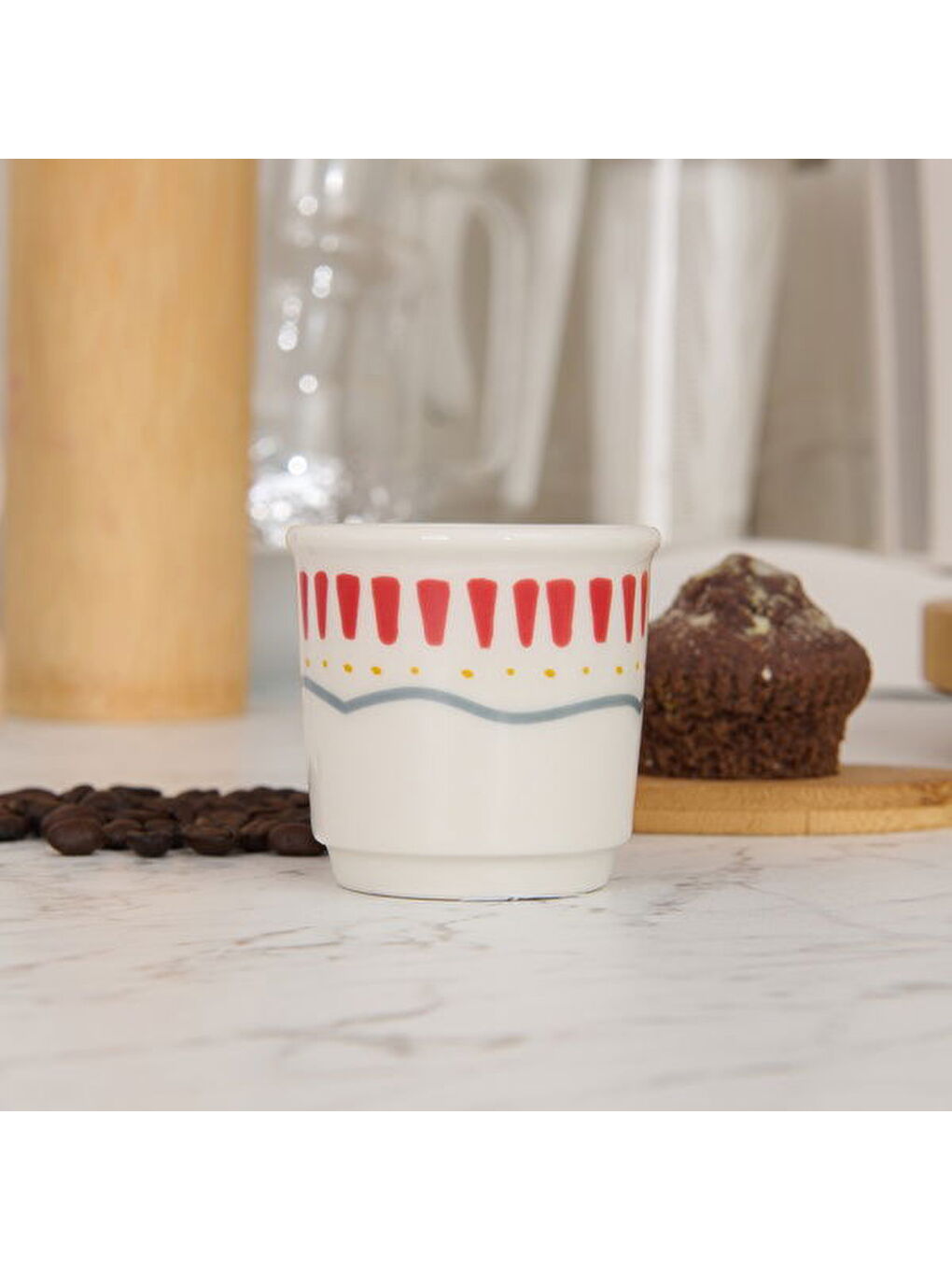 Karışık Kitchen Bon Appetit Espresso Fincanı - Renkli - 80 ml-2