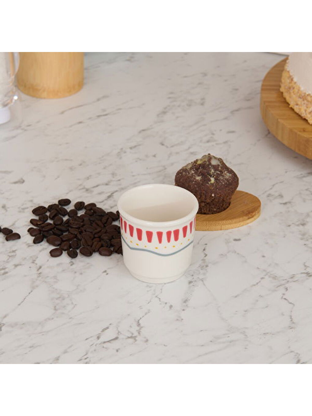 Karışık Kitchen Bon Appetit Espresso Fincanı - Renkli - 80 ml-1