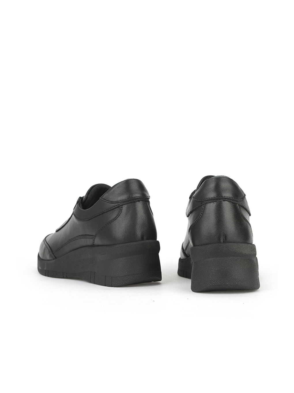 Kadın Hakiki Deri Konfor Ayakkabı 153359Z220 Siyah-2