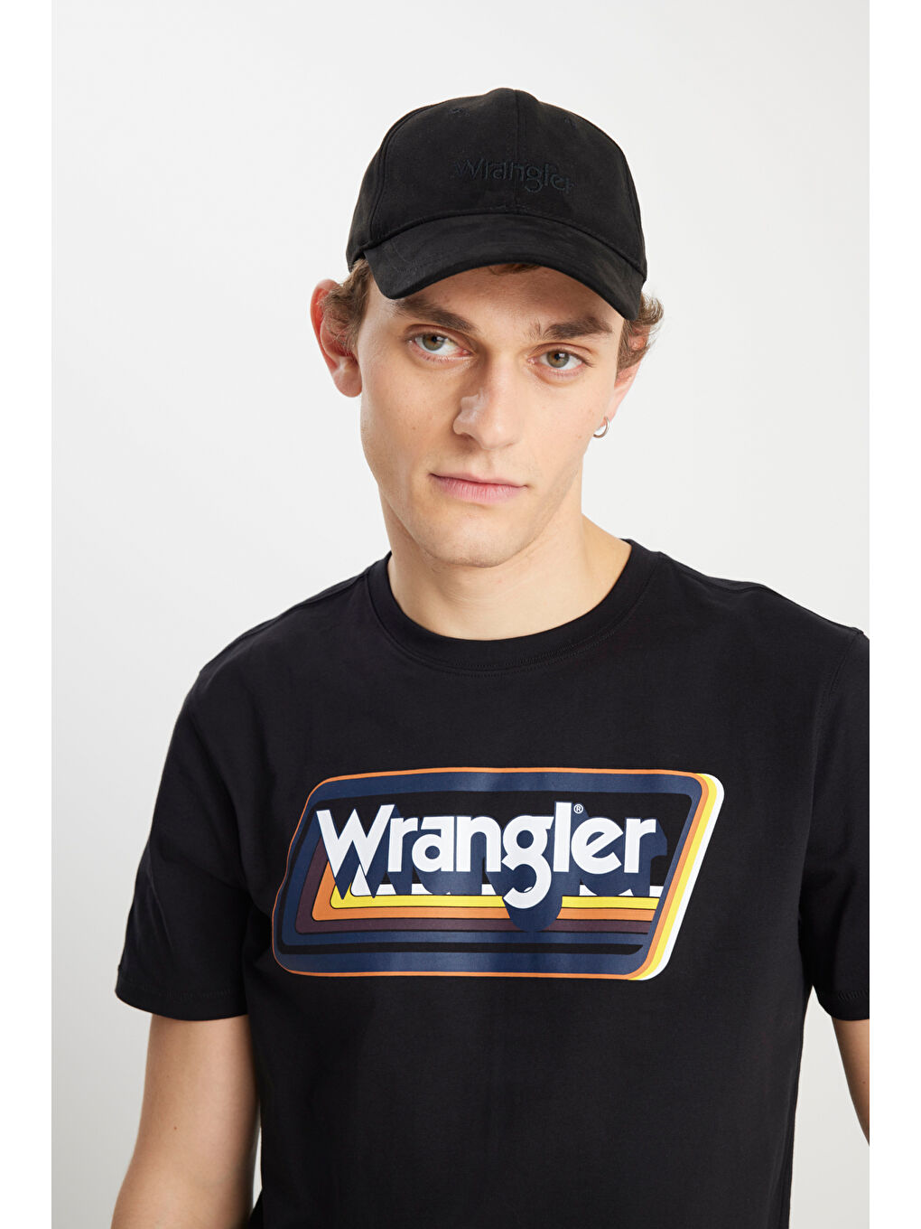 Regular Fit Normal Kesim Bisiklet Yaka %100 Pamuk Siyah Tişört-3