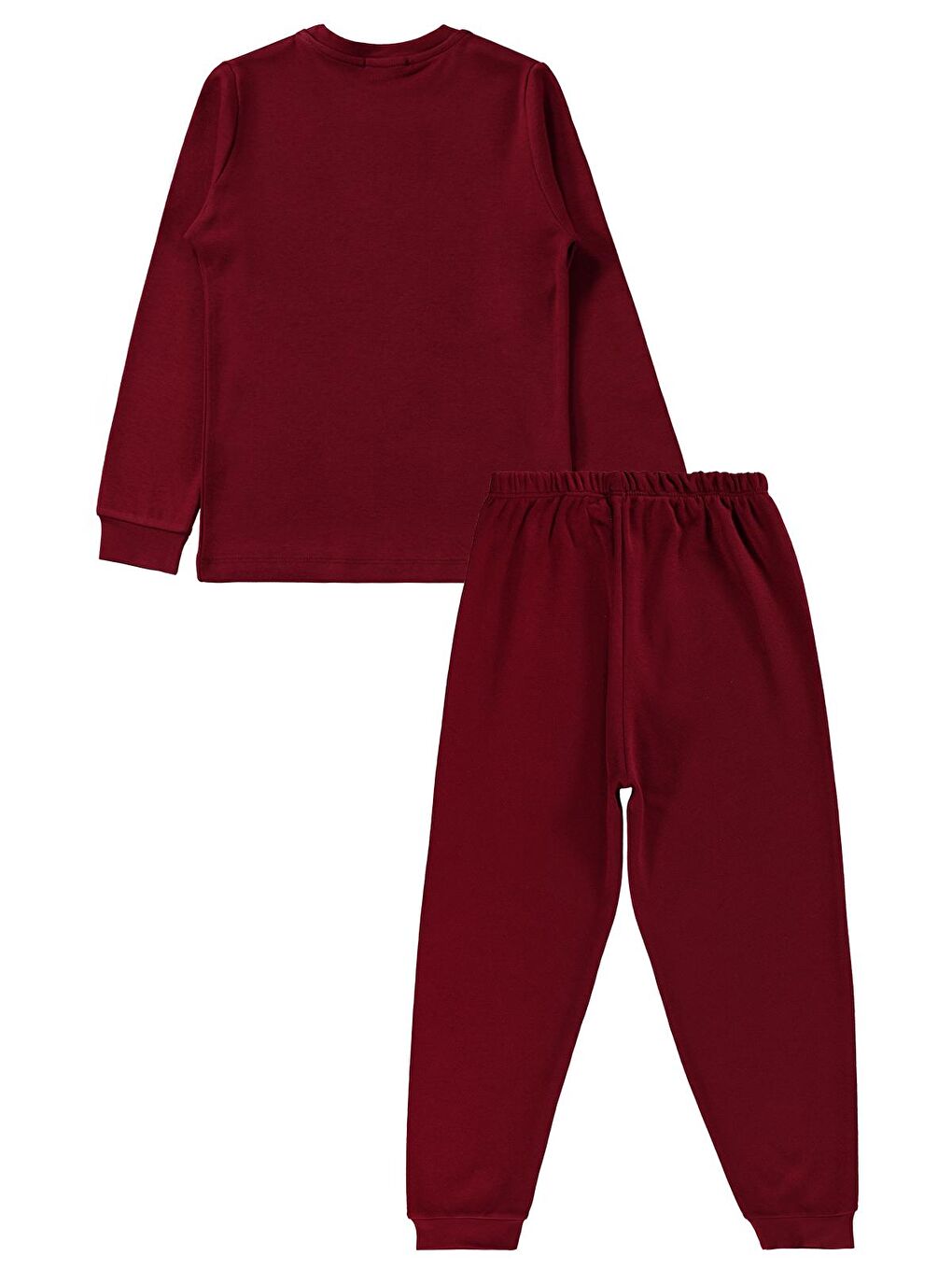 Boys Erkek Çocuk Pijama Takımı 6-9 Yaş Bordo-2