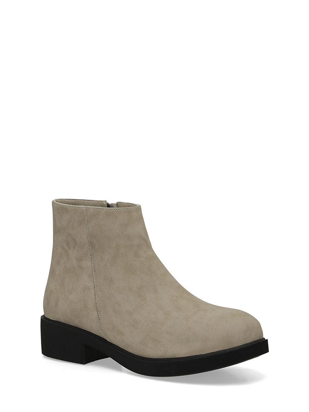 Bej 24K-593 4PR Vizon Kadın Düz Bot-1