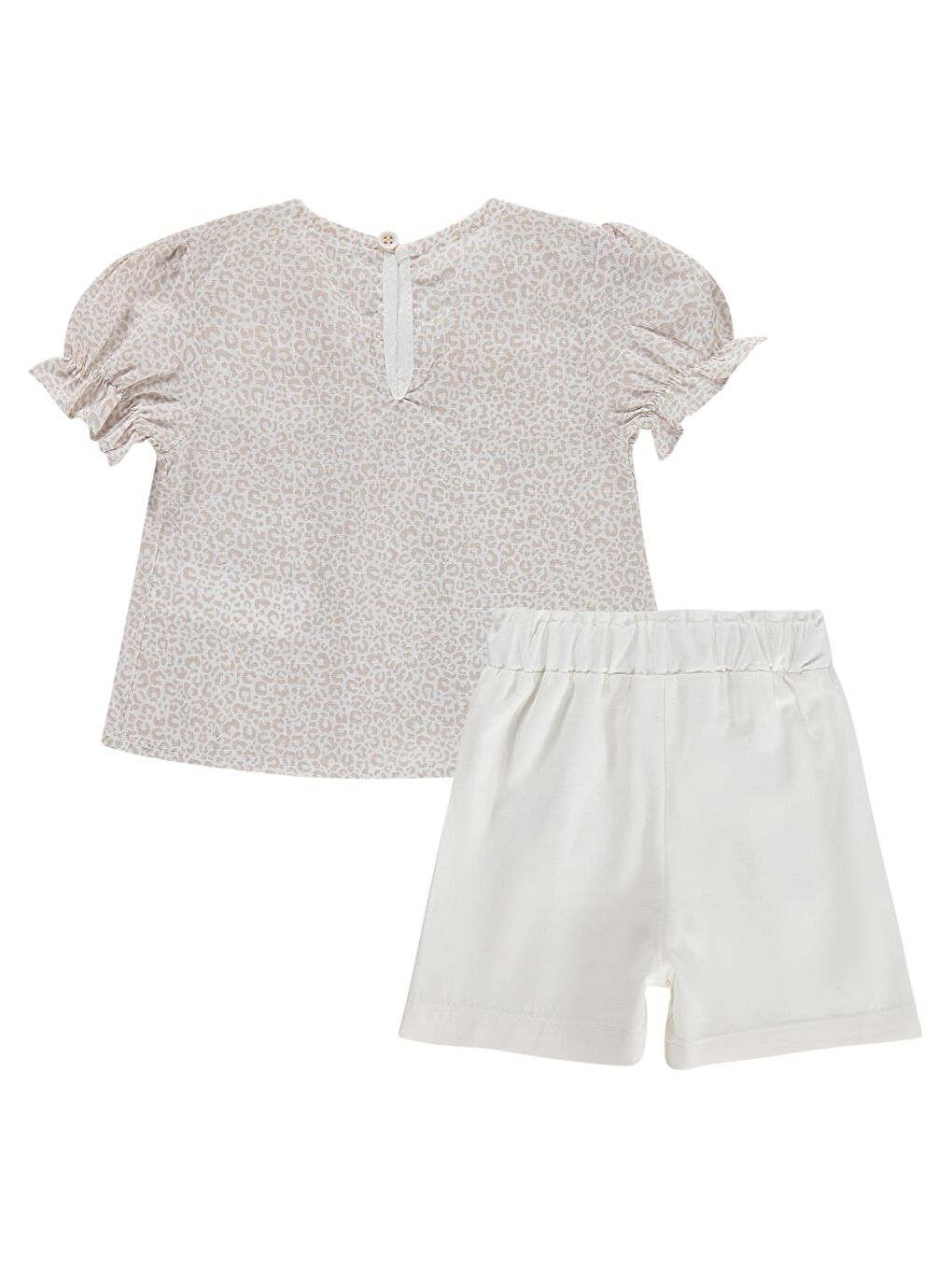 Baby Yaka Fiyonklu 6-18 Ay Takım - Kahverengi-3