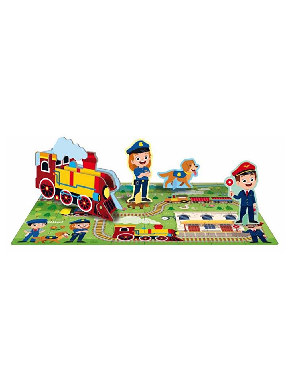 Sassi Renksiz Learn The Words with Trains - 2