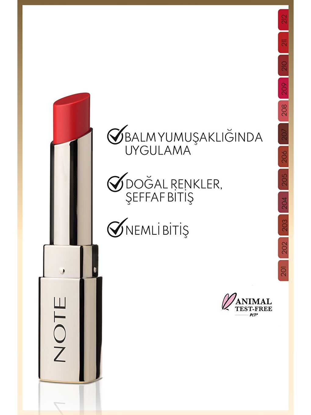 Iconic Sheer Lipstick Nemlendirici Parlak Ruj 211 Fearless Nemlendirici Parlak Ruj - Kırmızı-1