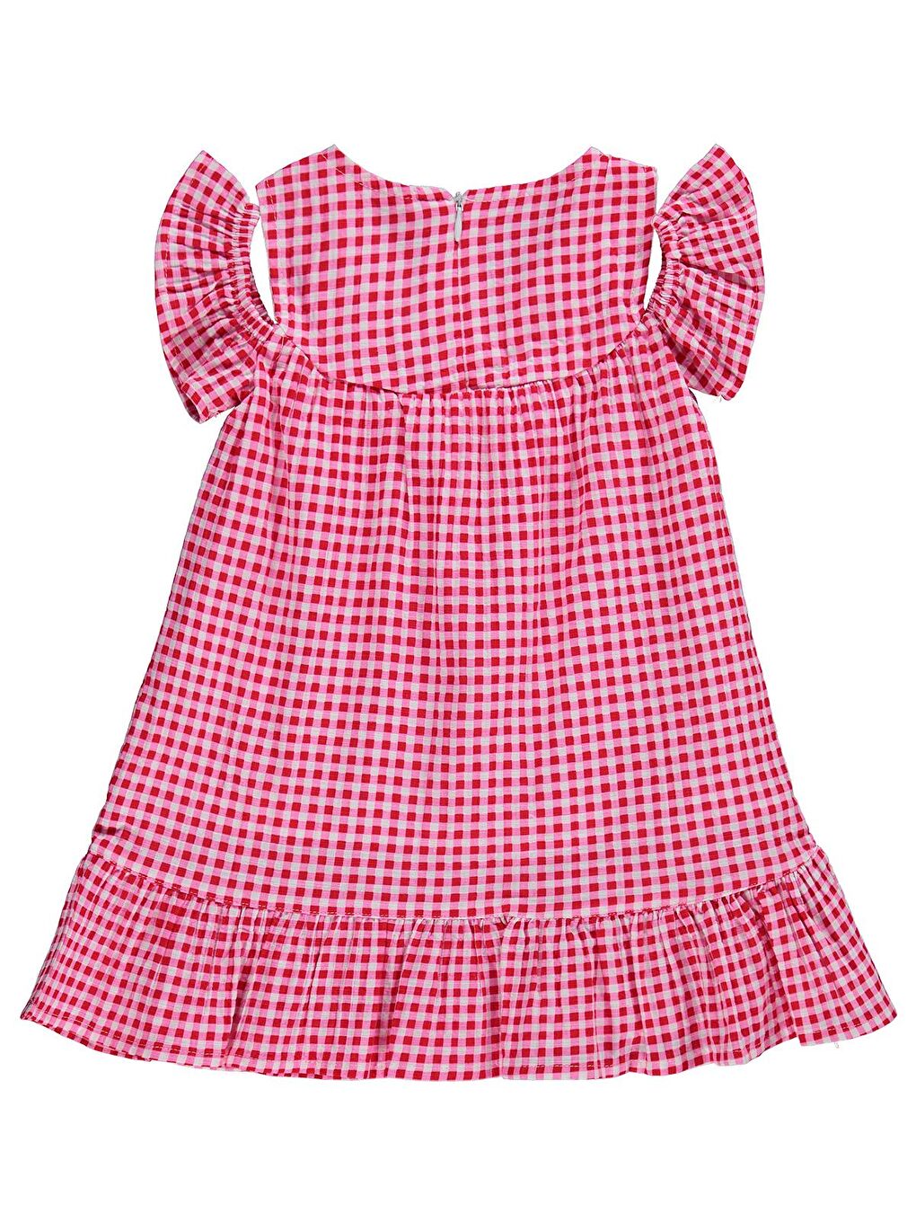 Girls Pötikare 2-5 Yaş Elbise - Kırmızı-1