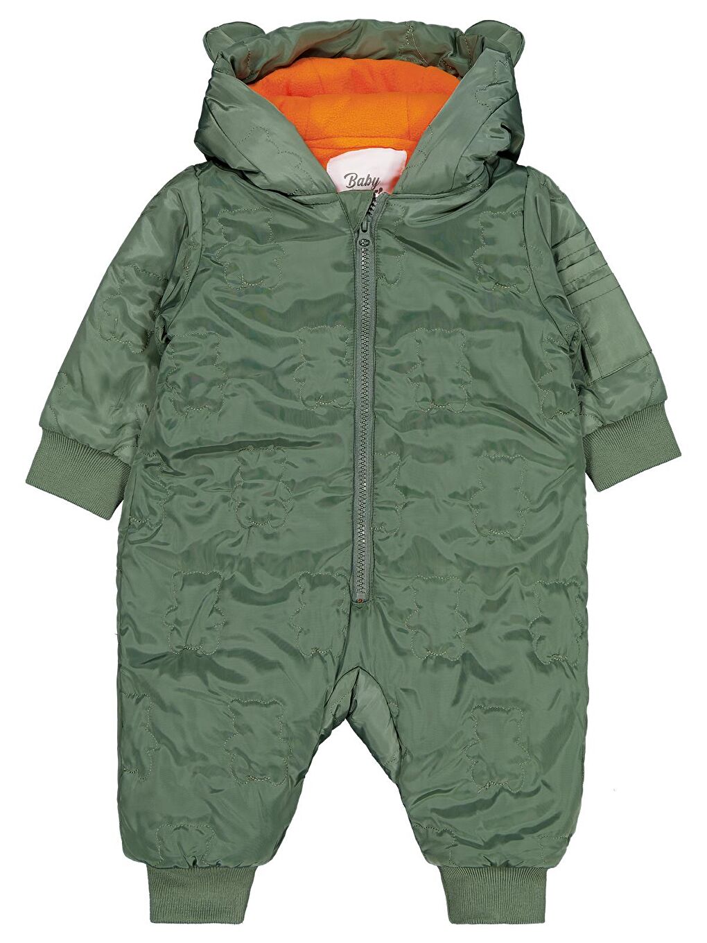 Baby Ayıcık Kabartmalı 6-18 Ay Astronot - Haki 9-12 Ay-1