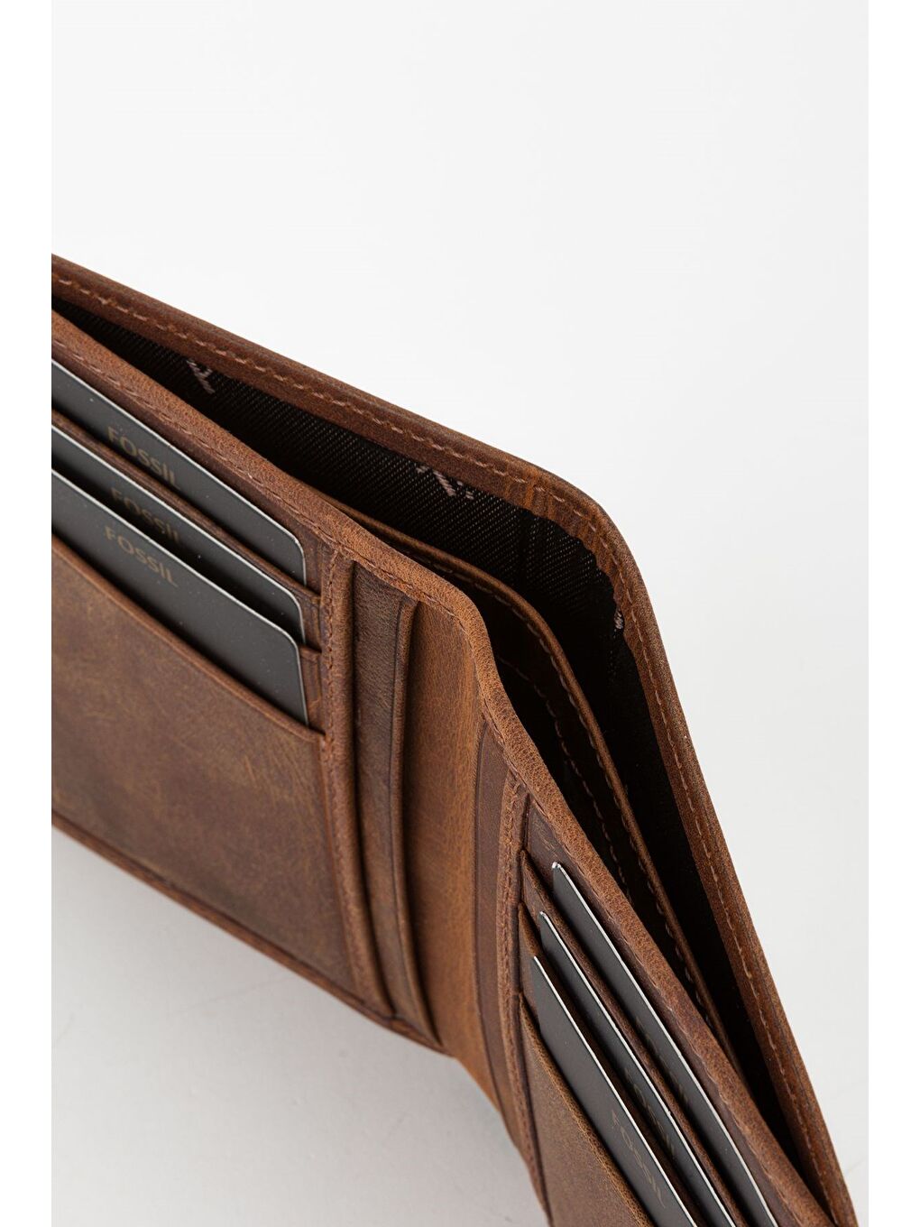 Kahverengi Kutulu Hakiki Deri Ekstra Kartlıklı Siyah Erkek El Portföyü Kartlık Cüzdan-2