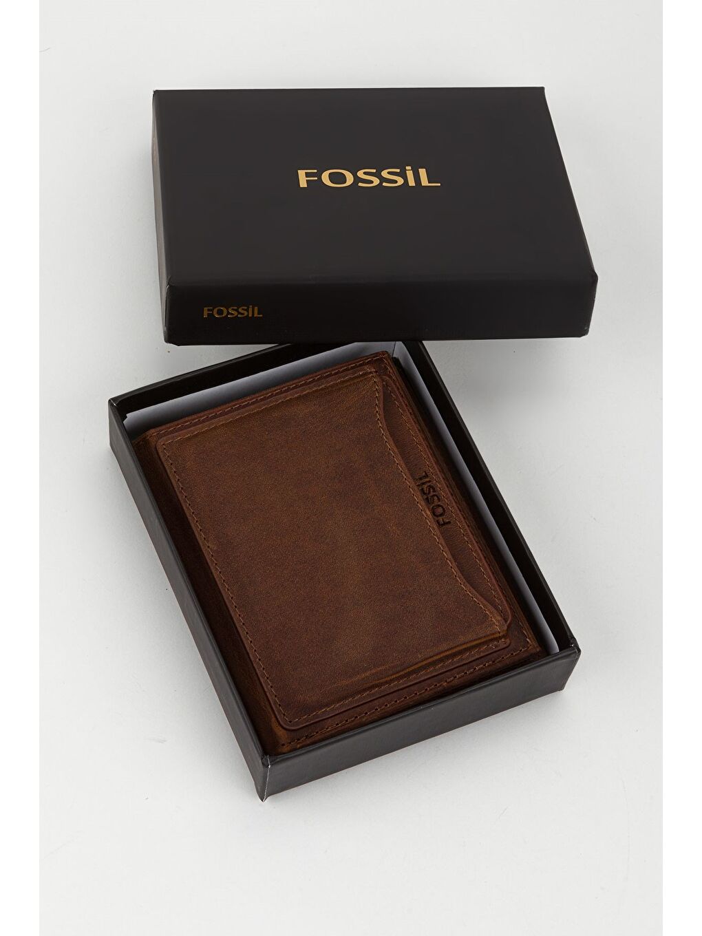 Kahverengi Kutulu Hakiki Deri Ekstra Kartlıklı Siyah Erkek El Portföyü Kartlık Cüzdan-5