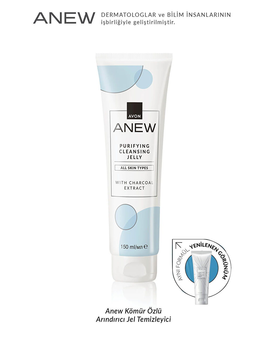 Anew Purifying Cleansing Jelly Kömür Özlü Arındırıcı Temizleyici Jel 150 Ml.-1