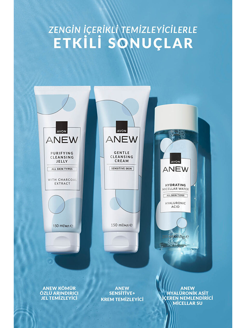 Anew Purifying Cleansing Jelly Kömür Özlü Arındırıcı Temizleyici Jel 150 Ml.-2