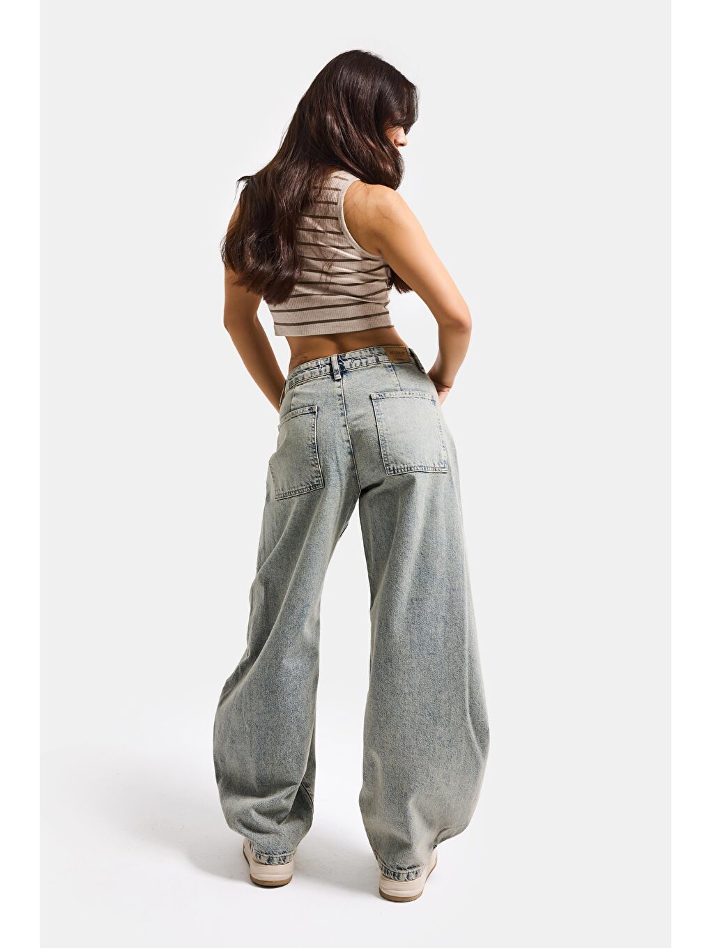 Mavi Kadın T.Kot 4s6-67 Mega Balon Fit %100 Pamuk Denim Jean-5