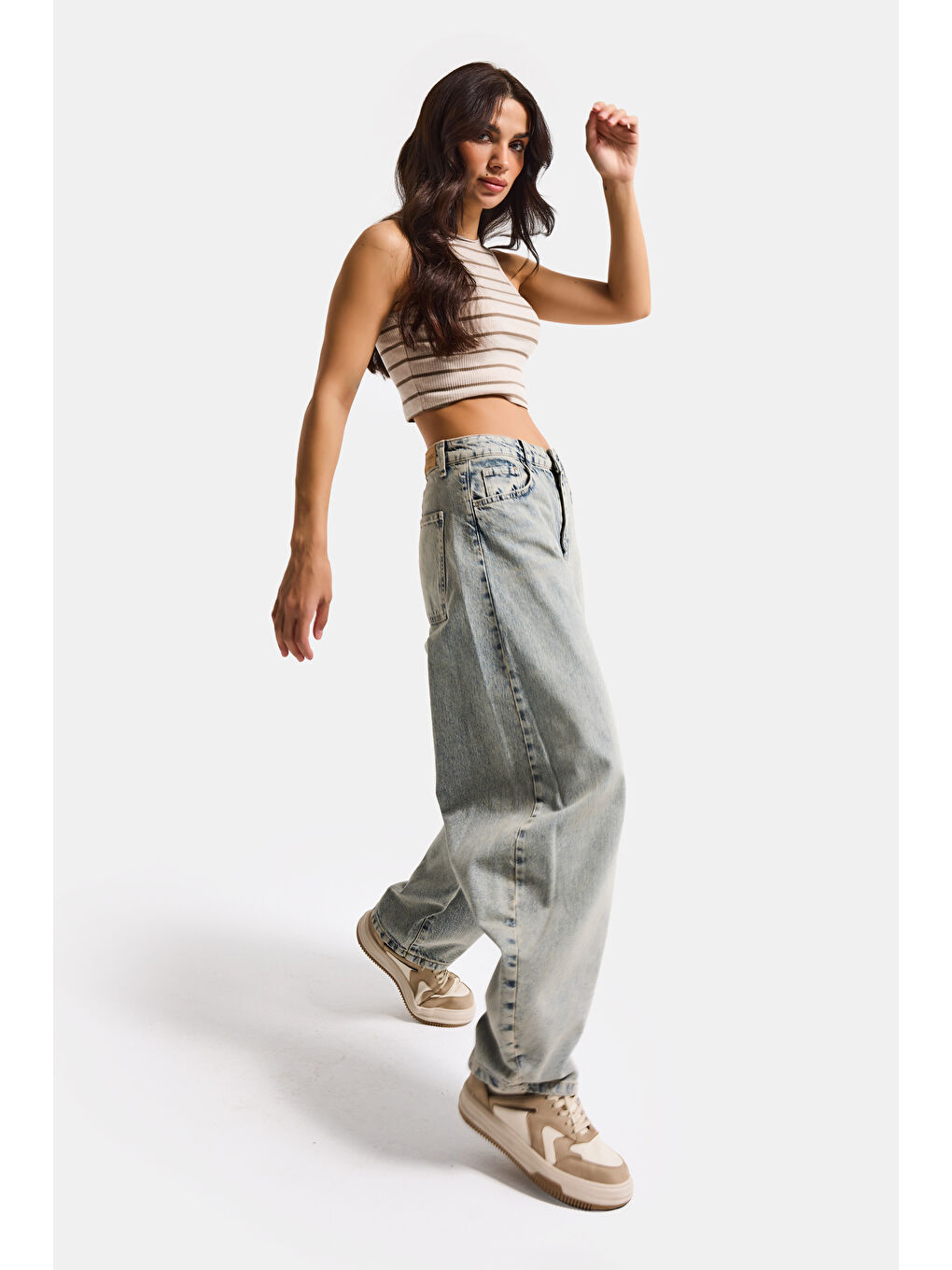 Mavi Kadın T.Kot 4s6-67 Mega Balon Fit %100 Pamuk Denim Jean-6