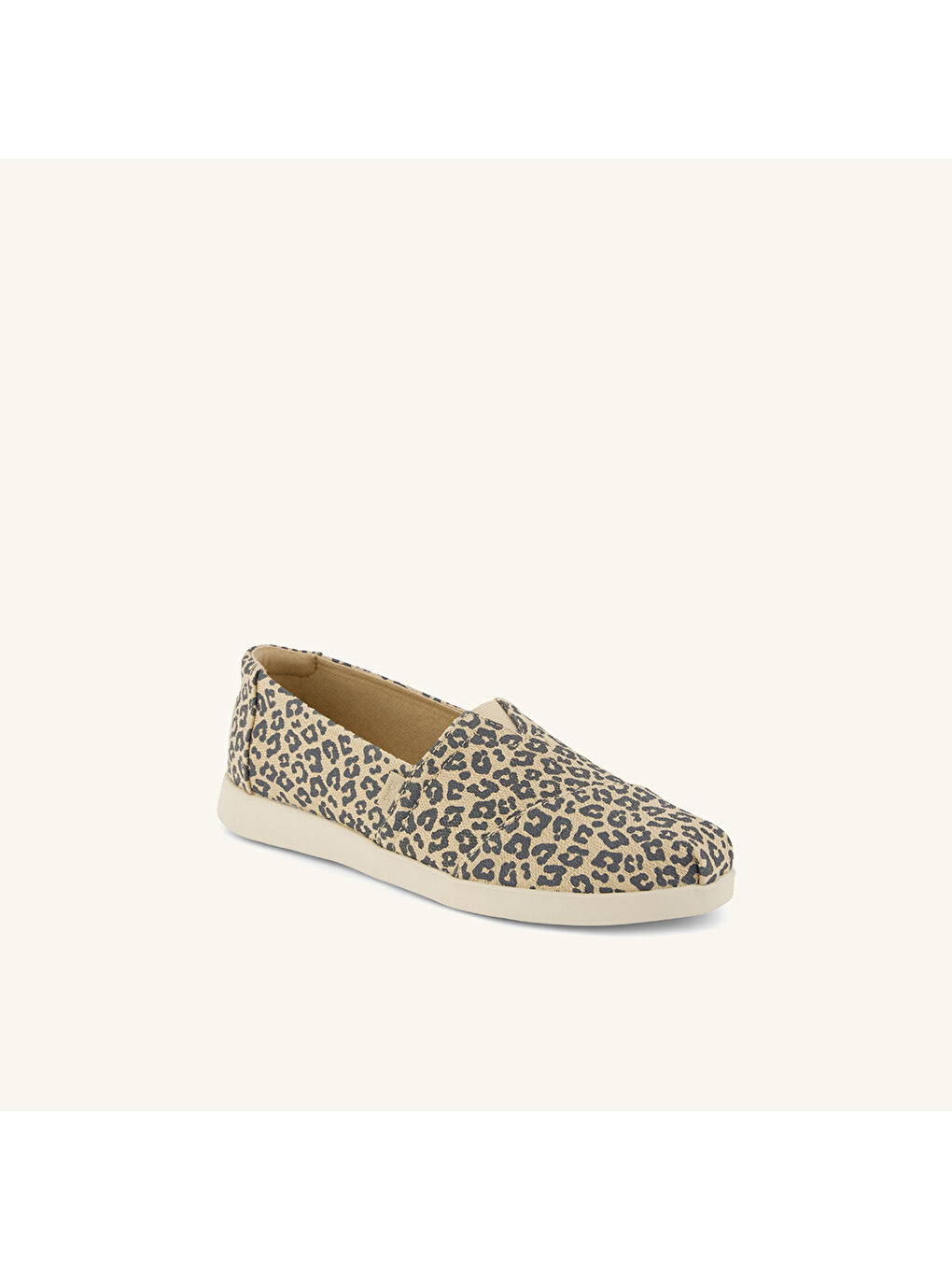 Kahverengi Kadın Espadril 10023031 Oatmeal Small Leopard Spots-1
