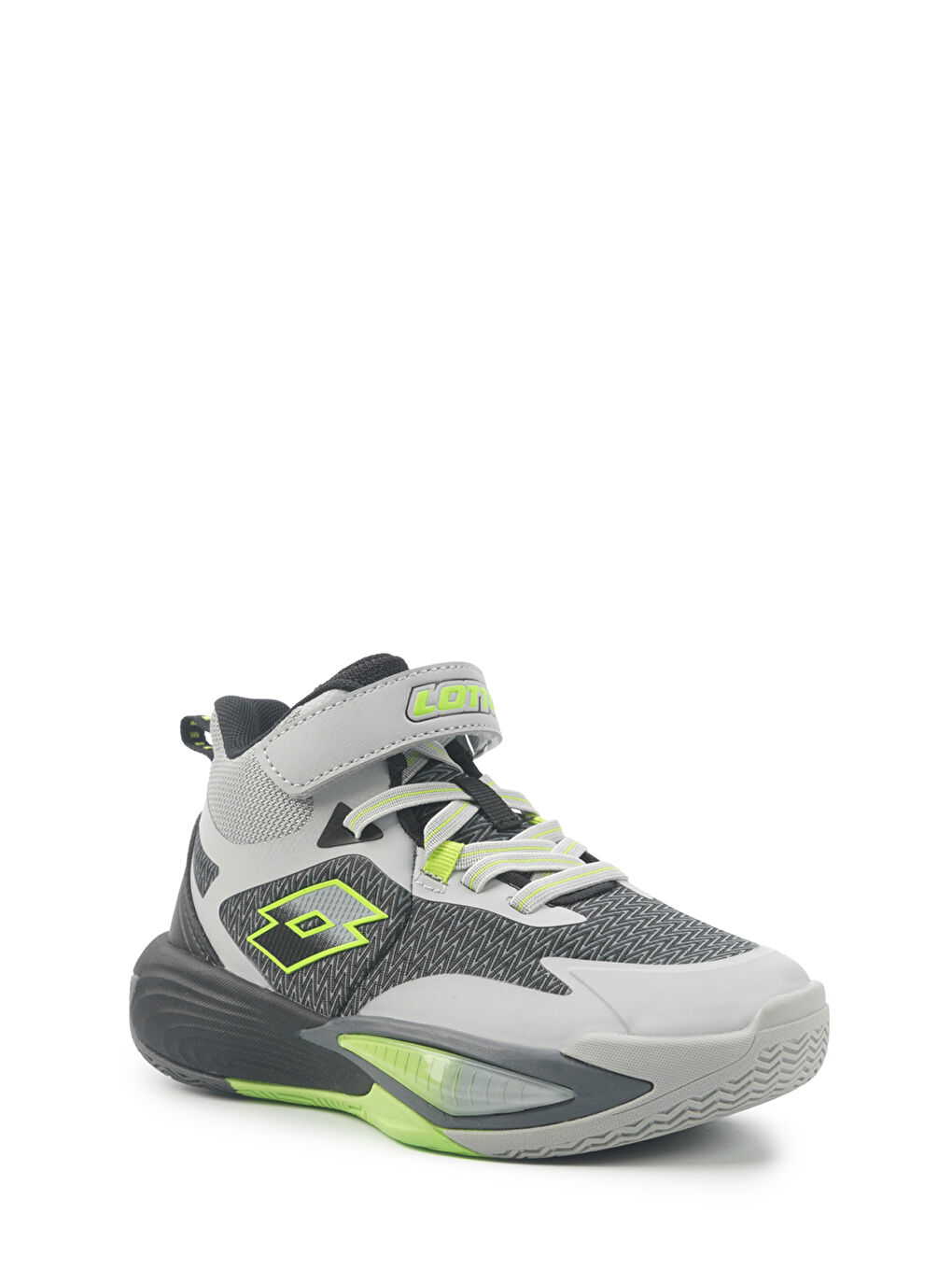 Gri JOHNSON B PS 5PR GRI Erkek Çocuk Basketbol Ayakkabısı-1