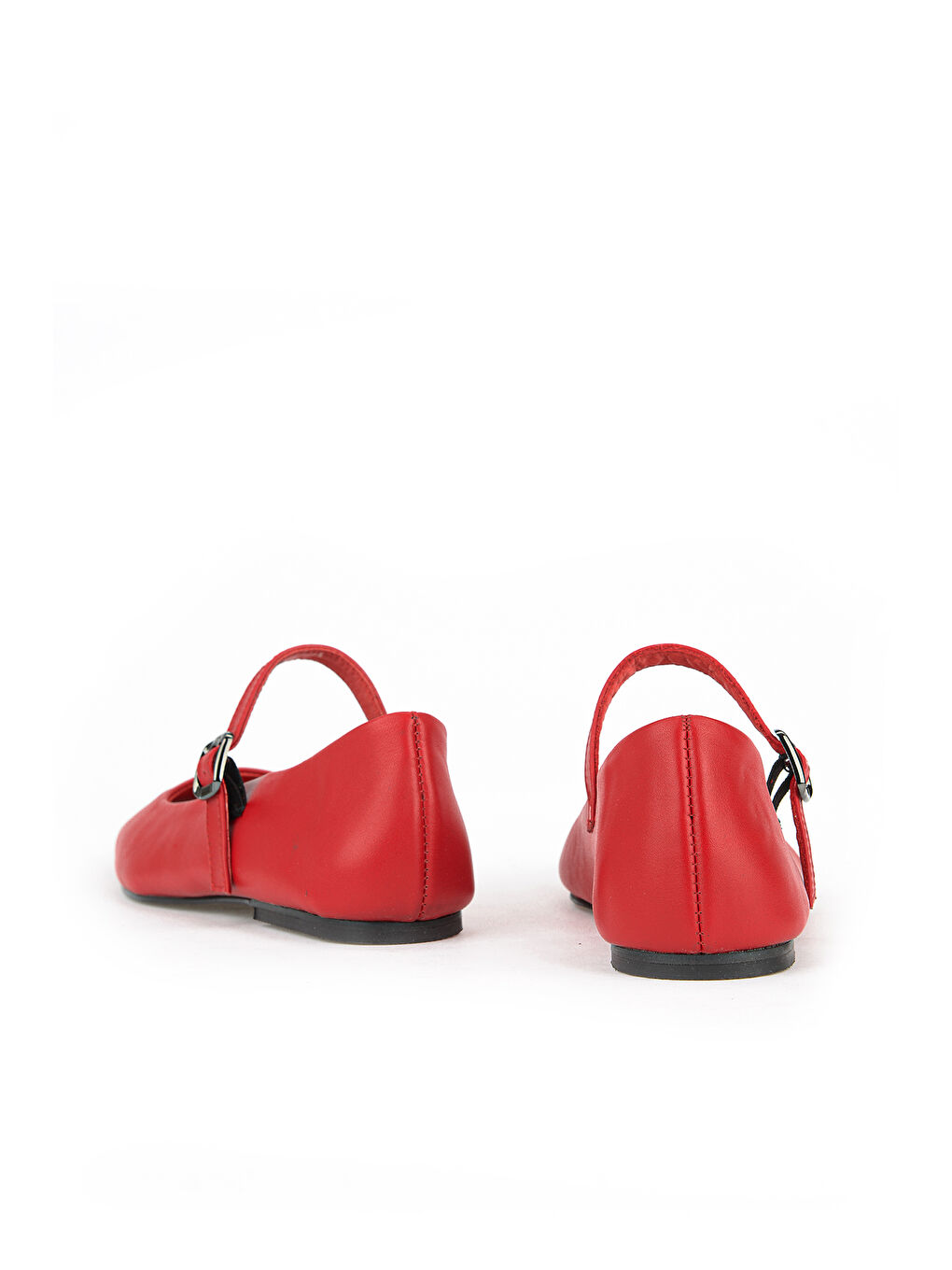 Kadın Hakiki Deri Babet 1611022Z2735 Kırmızı-2