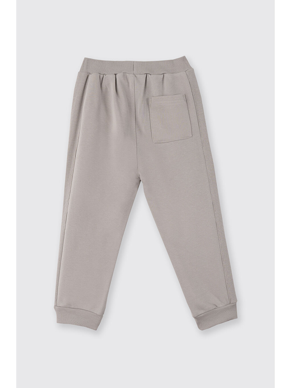 Bej Erkek Bebek Beli Lastikli Taş Eşofman Altı-1