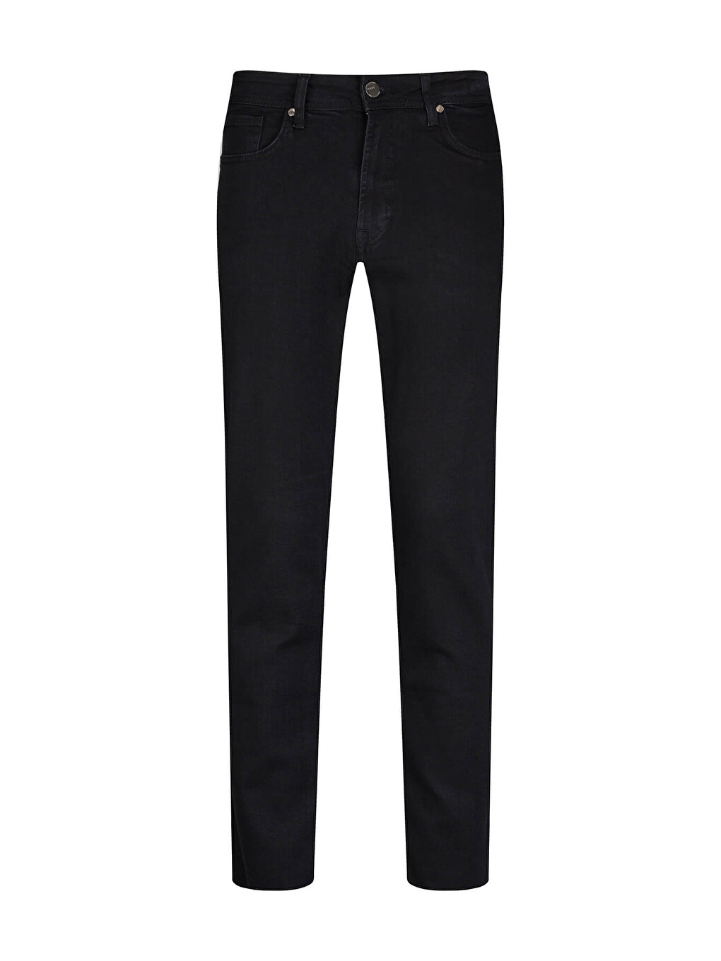 Siyah Regular Fit 5 Cep Pamuklu Jean Pantolon