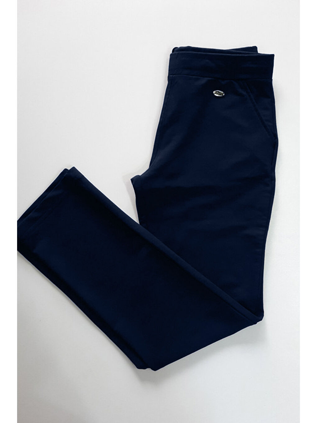 Pantalon Görünümlü Kadın Eşofman Altı Lacivert-3