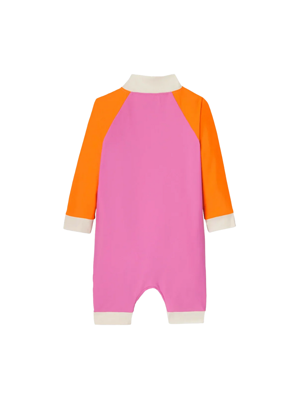 Pembe Bebekler için UV Korumalı Şortlu Mayo Pink Red-1