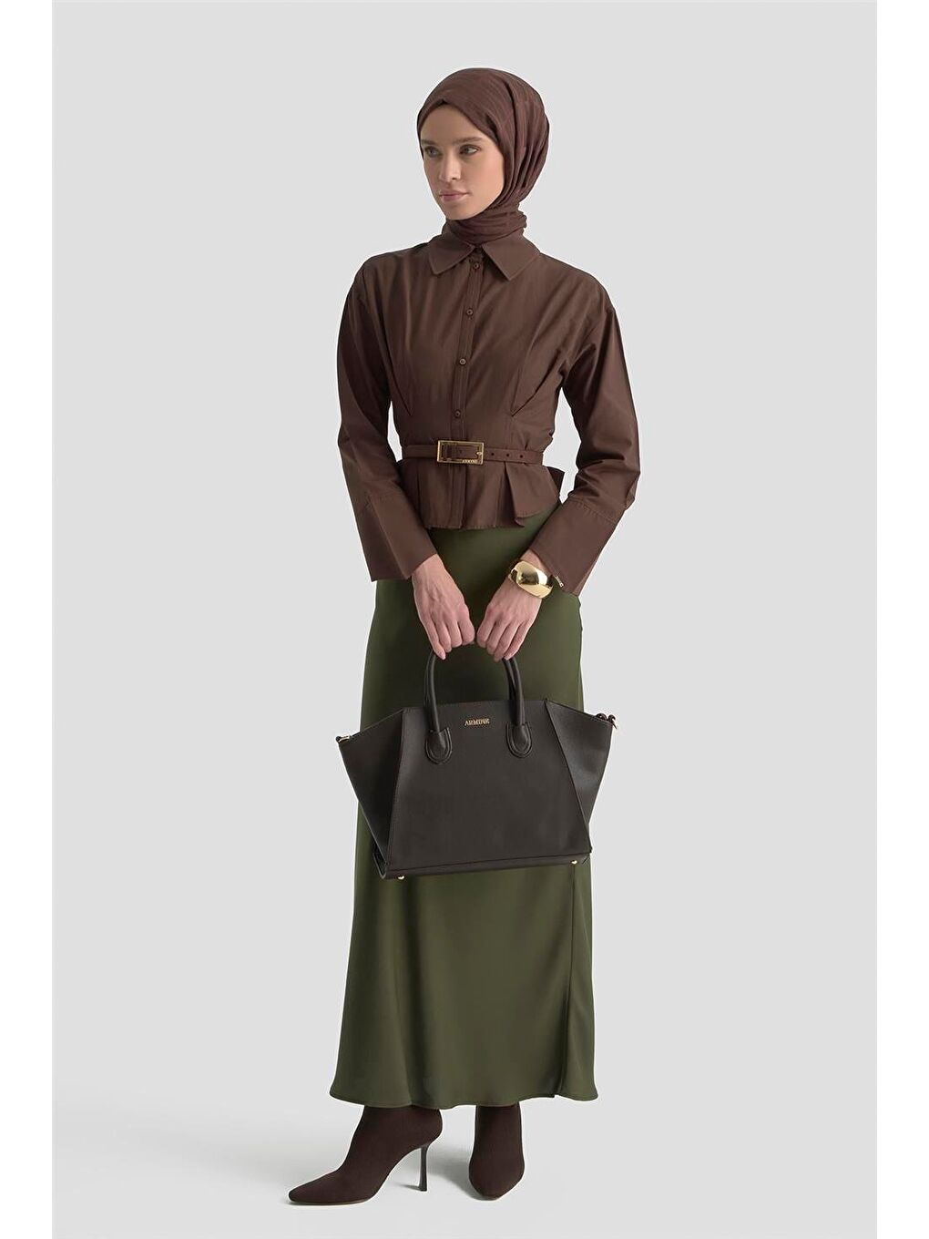 Saten Etek Yağ Yeşili-2