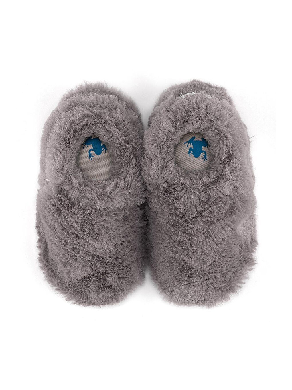 Hopfrög Furry Furry Gri Kürk Barefoot Patik