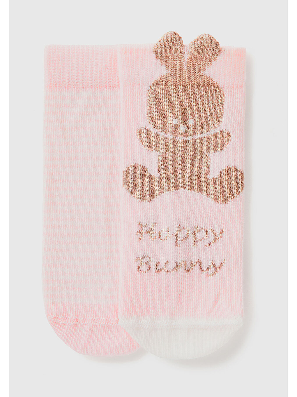 United Colors Of Benetton Bebek Toz Pembe                                                    Bunny Desenli Çorap