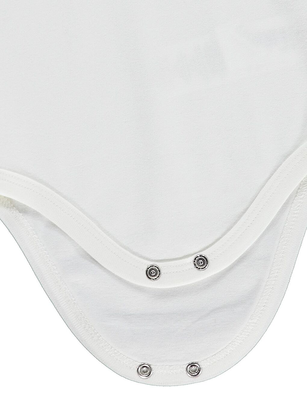 Baby Düz Renkli 3-36 Ay Çıtçıtlı Badi - Ekru 2-3 Yaş-1