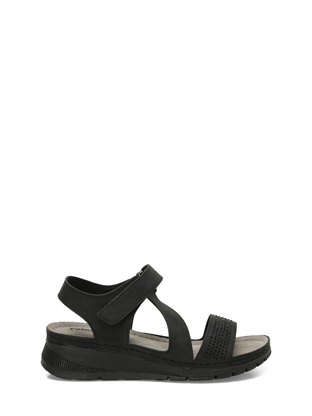 167004.Z5FX Siyah Kadın Düz Sandalet