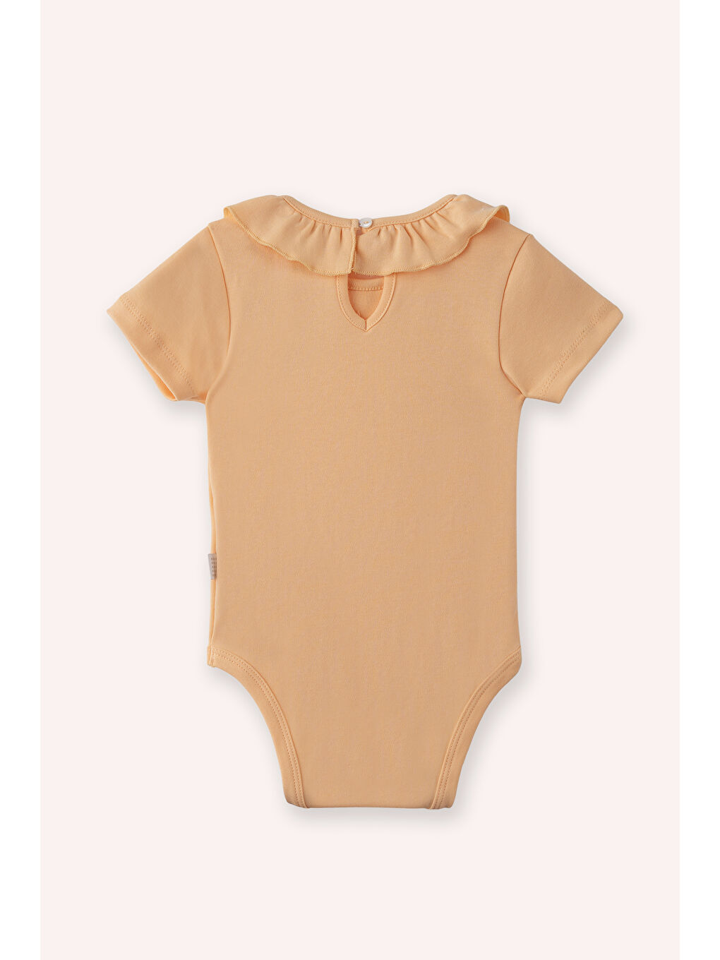 Yeşil Yenidoğan Fırfır Yakalı  Göğsü Nakış İşlemeli Mint 2'li Body-5