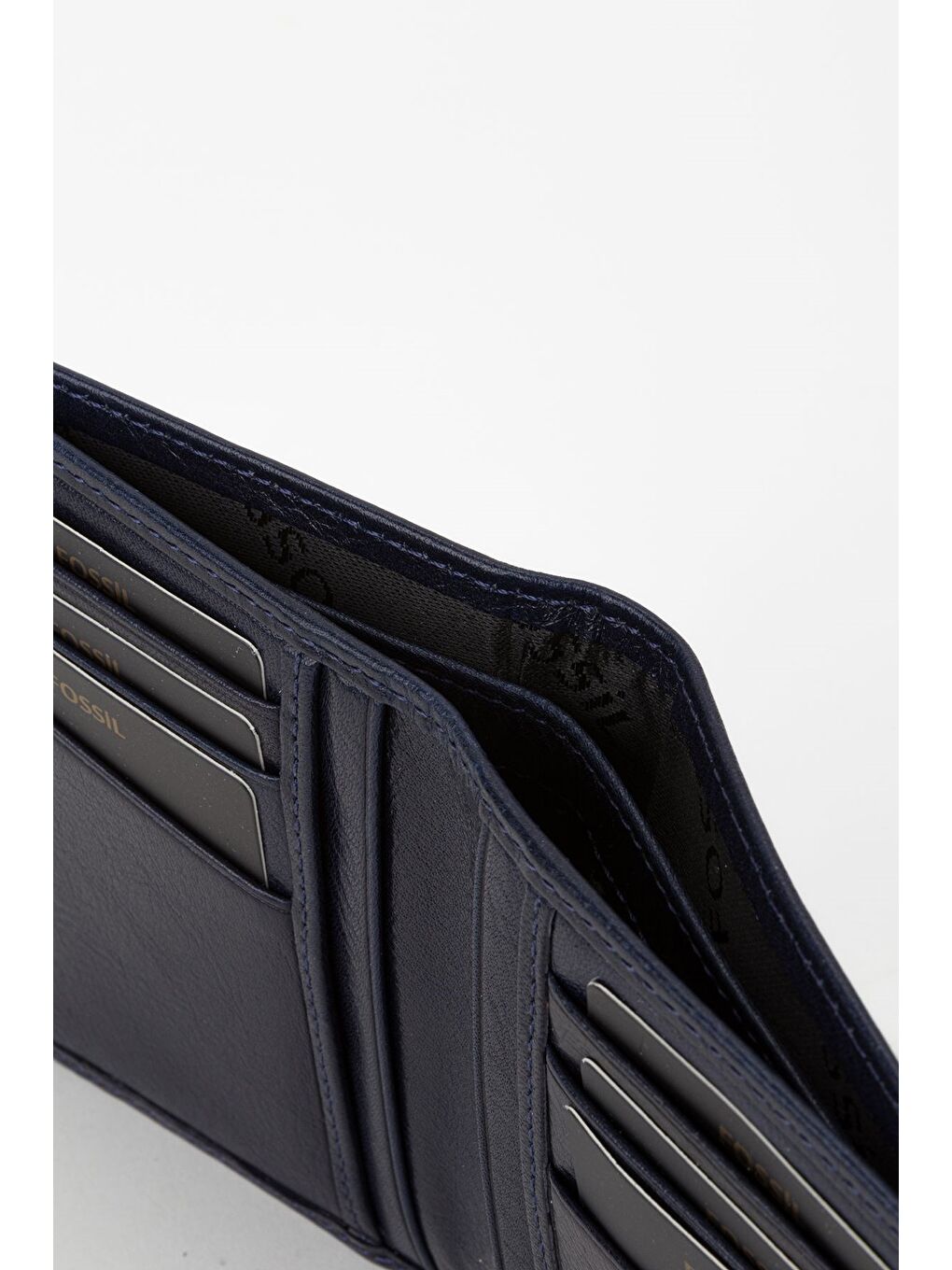 Lacivert Kutulu Hakiki Deri Ekstra Kartlıklı Siyah Erkek El Portföyü Kartlık Cüzdan-2