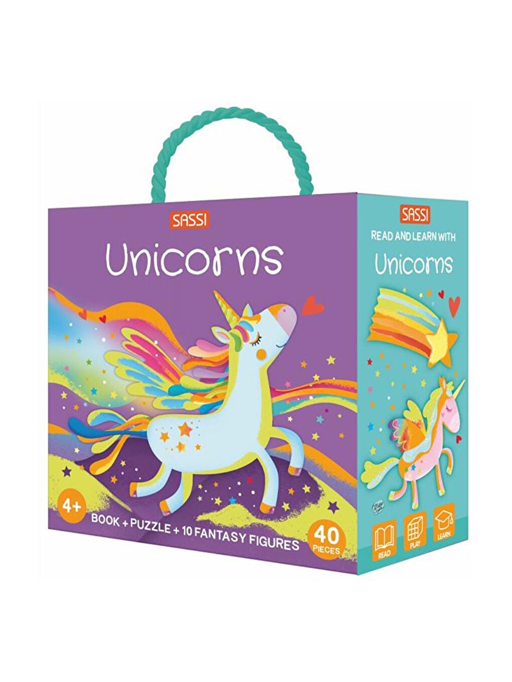 Sassi Renksiz Read and Learn With Unicorns