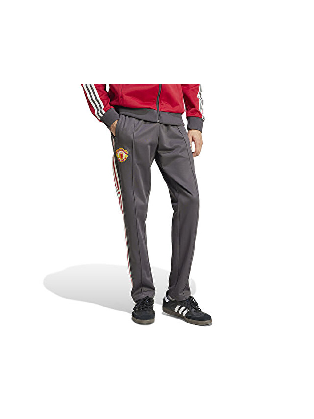 Mufc Og Bb Tp Erkek Futbol Eşofman Altı Iy0044 Gri