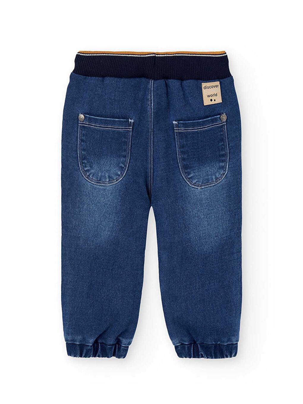 Lacivert Erkek Çocuk Denim Pantolon-2