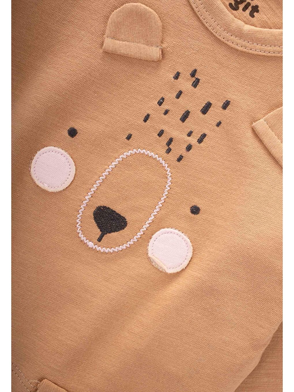 Kahverengi Erkek Çocuk Uzun Kollu Takım-2