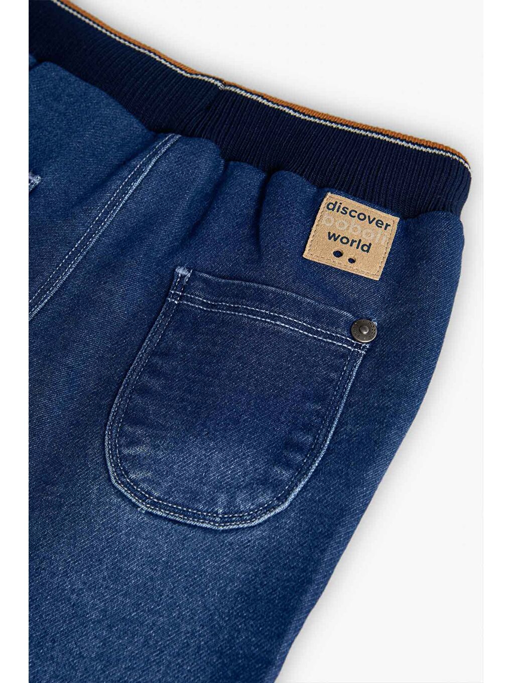 Lacivert Erkek Çocuk Denim Pantolon-4