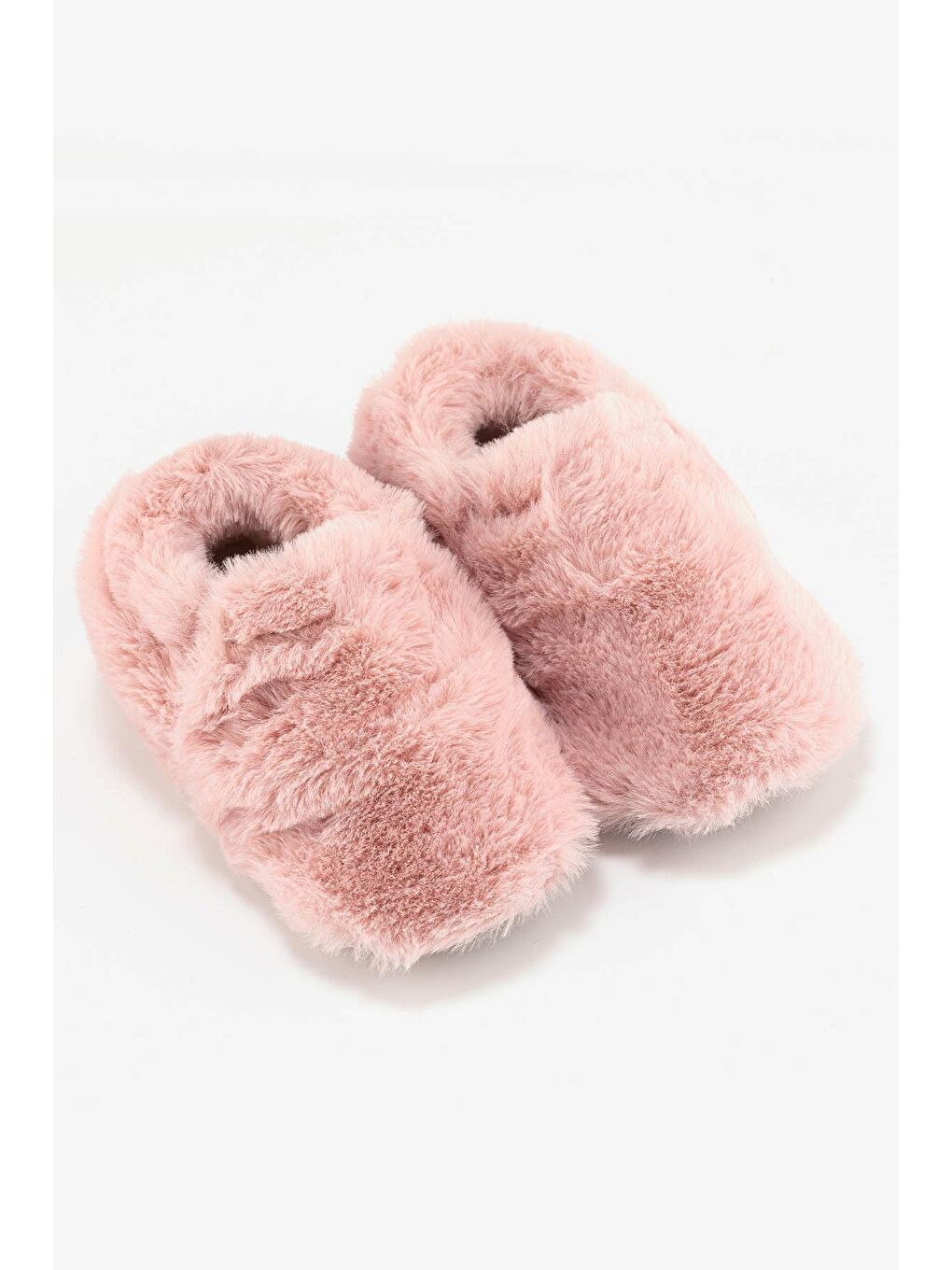 Furry Furry Pembe Kürk Barefoot Patik (Hediye Seti)-2