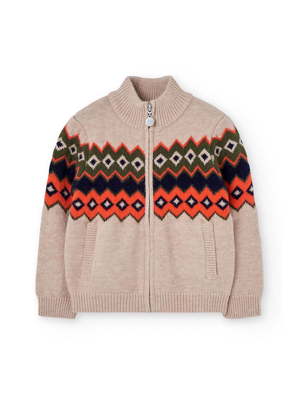 Karışık Erkek Çocuk Çizgili Kazak-1