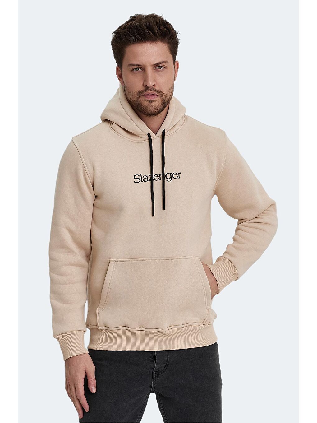 SLAZENGER Bej OCTAVIA IN Erkek Sweatshirt Bej