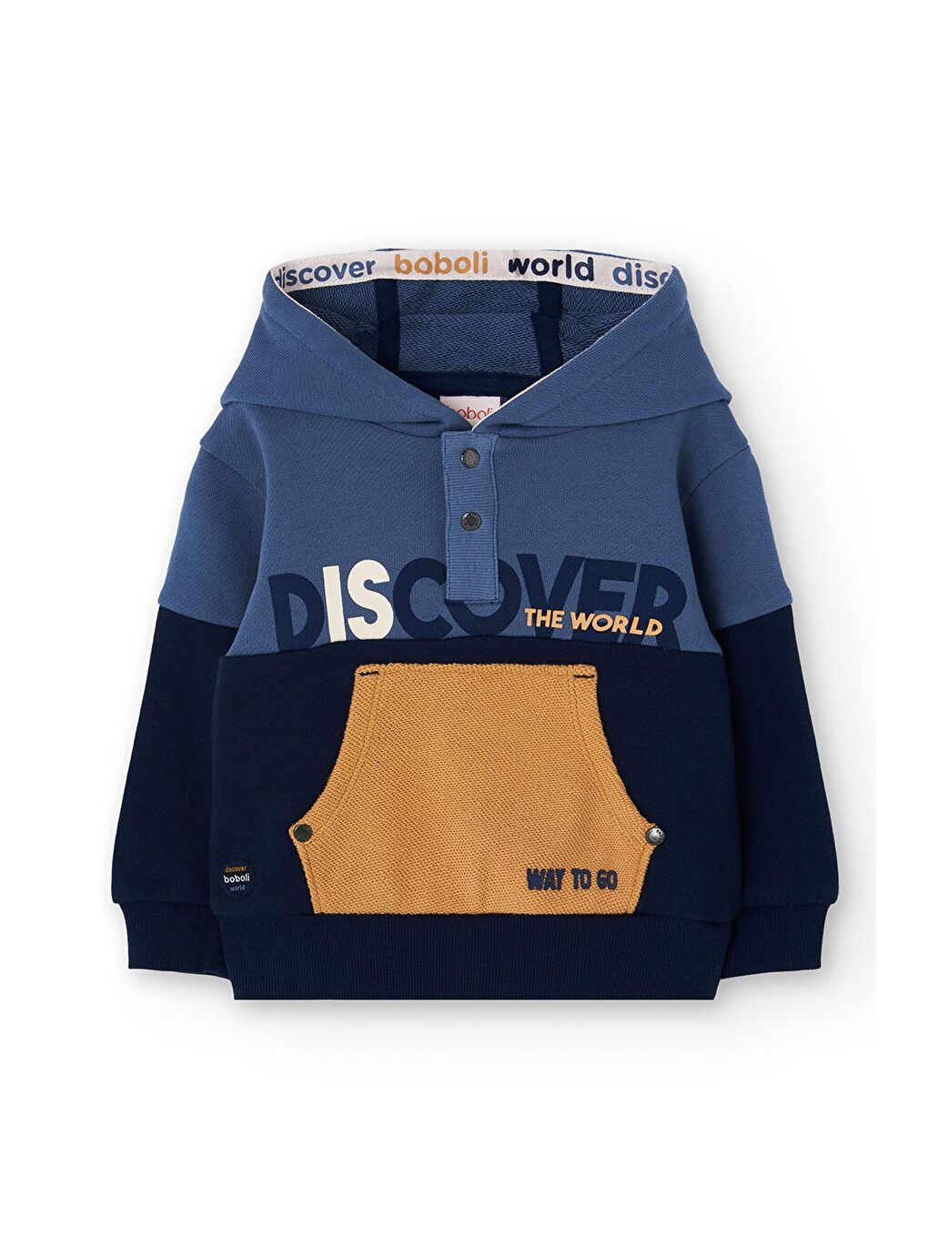 Karışık Erkek Çocuk Kanguru Cepli Sweatshirt