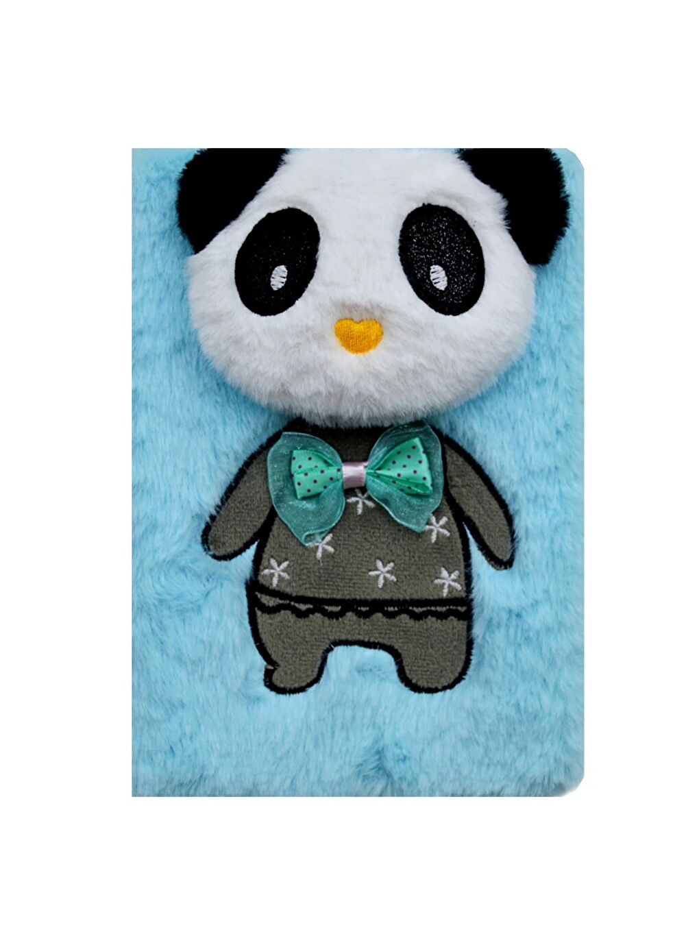 Çizgili Pijamalı Hayvan Pelüş Hatıra Ve Not Defteri A5 Çizgili 80 Yaprak (PD111)