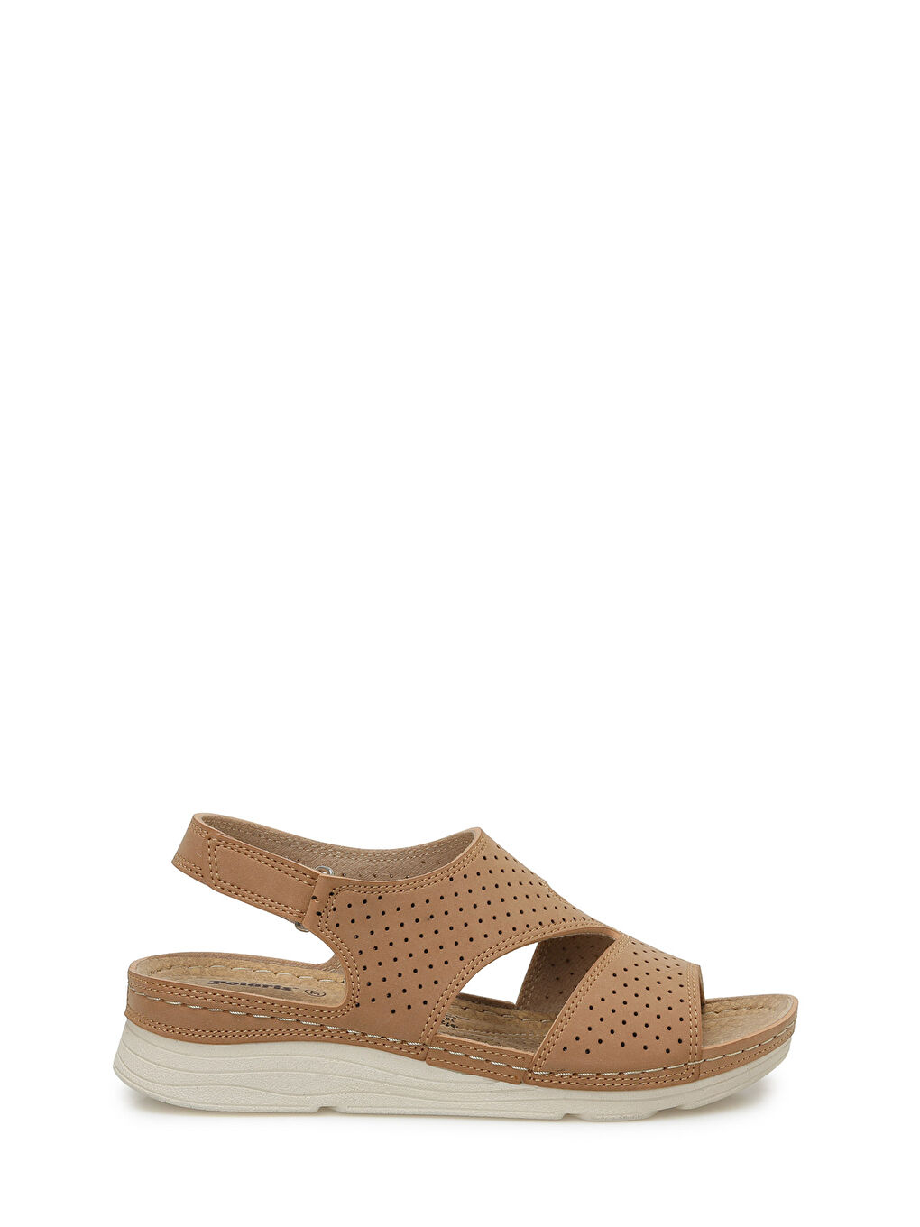 Kahverengi 167215.Z6FX Taba Kadın Düz Sandalet