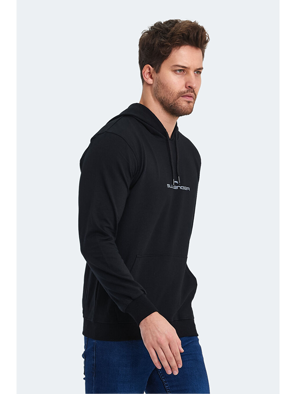 SLAZENGER ONCA Erkek Sweatshirt Siyah - 2