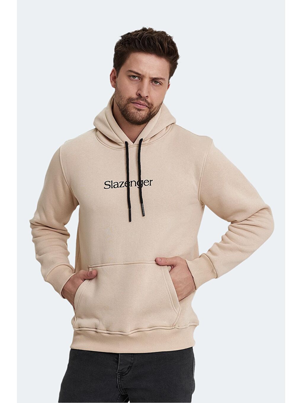 SLAZENGER Bej OCTAVIA IN Erkek Sweatshirt Bej - 3